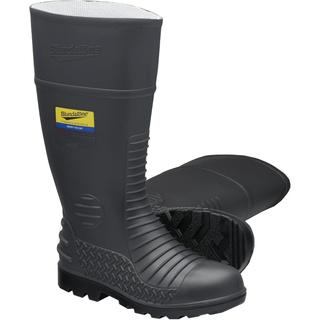 WORKWEAR, SAFETY & CORPORATE CLOTHING SPECIALISTS Grey waterproof safety gumboot