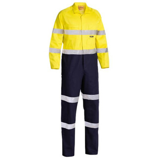 WORKWEAR, SAFETY & CORPORATE CLOTHING SPECIALISTS TAPED HI VIS DRILL COVERALL