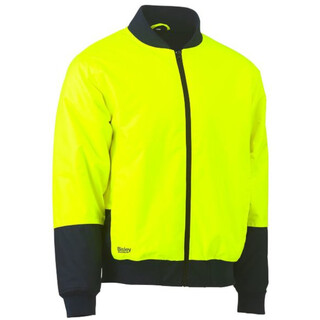 WORKWEAR, SAFETY & CORPORATE CLOTHING SPECIALISTS TWO TONE HI VIS BOMBER JACKET