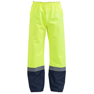 WORKWEAR, SAFETY & CORPORATE CLOTHING SPECIALISTS TAPED HI VIS RAIN SHELL PANT