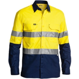 WORKWEAR, SAFETY & CORPORATE CLOTHING SPECIALISTS 3M TAPED X AIRFLOW  RIPSTOP HI VIS SHIRT - LONG SLEEVE