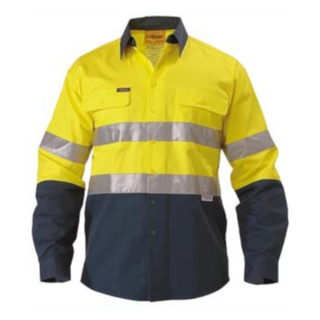 WORKWEAR, SAFETY & CORPORATE CLOTHING SPECIALISTS 3M TAPED HI VIS DRILL SHIRT - LONG SLEEVE