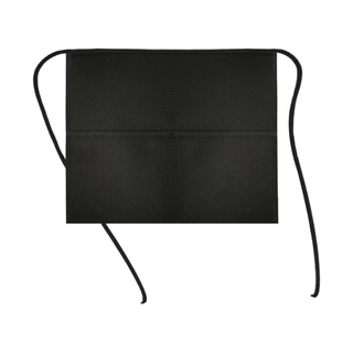 WORKWEAR, SAFETY & CORPORATE CLOTHING SPECIALISTS Black Two Pocket Square Waist Apron