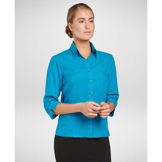 WORKWEAR, SAFETY & CORPORATE CLOTHING SPECIALISTS Climate Smart - Semi Fit 3/4 Sleeve Blouse