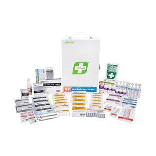 WORKWEAR, SAFETY & CORPORATE CLOTHING SPECIALISTS First Aid Kit, R2, Workplace Response Kit, Metal Wall Mount