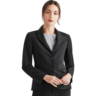 WORKWEAR, SAFETY & CORPORATE CLOTHING SPECIALISTS Comfort Wool - Womens 2 Button Mid Length Jacket