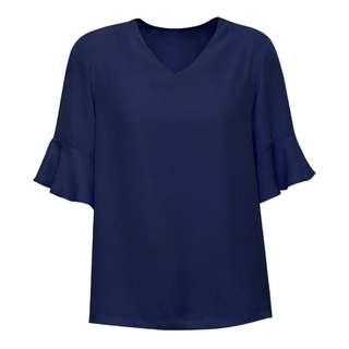 WORKWEAR, SAFETY & CORPORATE CLOTHING SPECIALISTS Boulevard - Aria Fluted Sleeve Blouse
