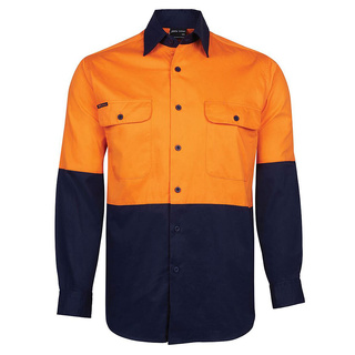 WORKWEAR, SAFETY & CORPORATE CLOTHING SPECIALISTS JB's Hi Vis Long Sleeve 150G Shirt