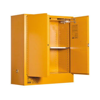 WORKWEAR, SAFETY & CORPORATE CLOTHING SPECIALISTS PRATT OXIDIZING AGENT CABINET 160LTR. 2 DOOR, 2 SHELF