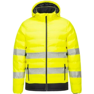 WORKWEAR, SAFETY & CORPORATE CLOTHING SPECIALISTS Hi-Vis Ultrasonic Heated Tunnel Jacket