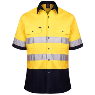 WORKWEAR, SAFETY & CORPORATE CLOTHING SPECIALISTS Open Front Shirt S/S 3MTape