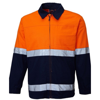 WORKWEAR, SAFETY & CORPORATE CLOTHING SPECIALISTS Drill Jacket With 50MM Reflective Tape