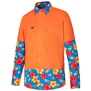 WORKWEAR, SAFETY & CORPORATE CLOTHING SPECIALISTS Vented Open Front L/W L/S Shirt