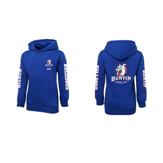 WORKWEAR, SAFETY & CORPORATE CLOTHING SPECIALISTS JB's KIDS FLEECY HOODIE (Inc DTF Left Chest/Back/Sleeves)