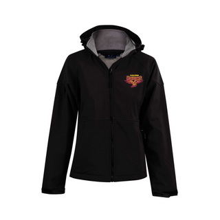 WORKWEAR, SAFETY & CORPORATE CLOTHING SPECIALISTS Ladies Softshell Full Zip Hoodie (Inc Embroidery Logo)