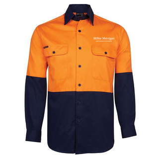 WORKWEAR, SAFETY & CORPORATE CLOTHING SPECIALISTS JB's HI VIS L/S 150G SHIRT