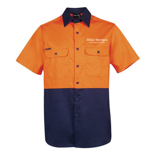 WORKWEAR, SAFETY & CORPORATE CLOTHING SPECIALISTS JB's HI VIS S/S 150G SHIRT