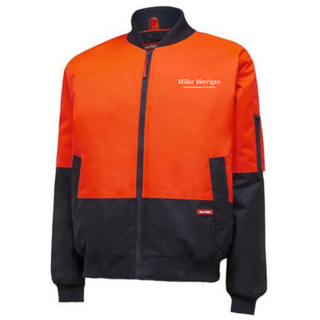 WORKWEAR, SAFETY & CORPORATE CLOTHING SPECIALISTS Core - HI-VISIBILITY 2TONE BOMBER JACKET