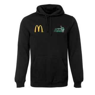 WORKWEAR, SAFETY & CORPORATE CLOTHING SPECIALISTS JB's FLEECY HOODIE (Inc Front & Back Logos)