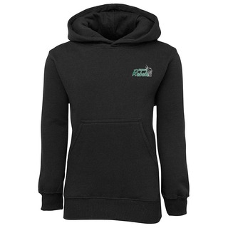 WORKWEAR, SAFETY & CORPORATE CLOTHING SPECIALISTS JB's KIDS FLEECY HOODIE (Inc Front & Back Logos)