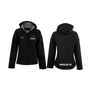 WORKWEAR, SAFETY & CORPORATE CLOTHING SPECIALISTS Ladies Softshell Full Zip Hoodie (Inc EMB Left Chest/Back)