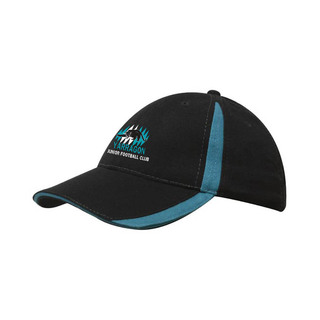 WORKWEAR, SAFETY & CORPORATE CLOTHING SPECIALISTS Brushed Heavy Cotton Cap with Inserts on the Peak & Crown