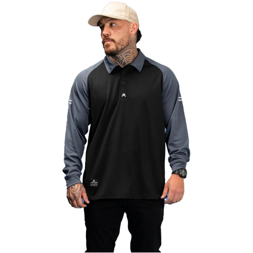 WORKWEAR, SAFETY & CORPORATE CLOTHING SPECIALISTS - Hi Flow Long Sleeve Performance Polo