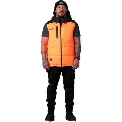 WORKWEAR, SAFETY & CORPORATE CLOTHING SPECIALISTS Hi Vis Puffer Vest