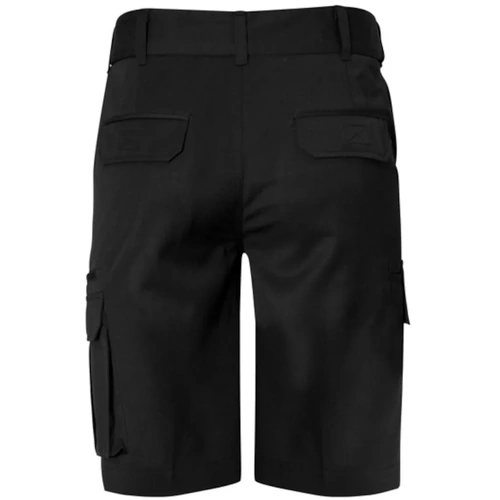 WORKWEAR, SAFETY & CORPORATE CLOTHING SPECIALISTS Mens Detroit Short Stout-Black-102S
