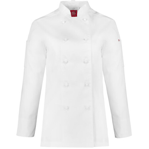 WORKWEAR, SAFETY & CORPORATE CLOTHING SPECIALISTS - Al Dente Ladies Chef L/S Jacket