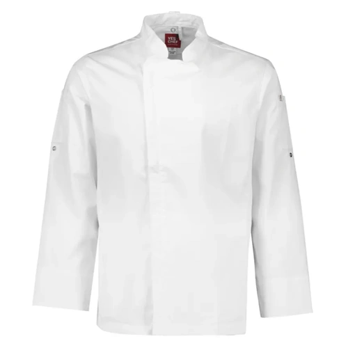 WORKWEAR, SAFETY & CORPORATE CLOTHING SPECIALISTS - Mens Alfresco Long Sleeve Chef Jacket
