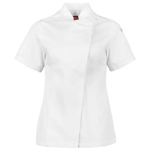 WORKWEAR, SAFETY & CORPORATE CLOTHING SPECIALISTS Womens Alfresco Short Sleeve Chef Jacket