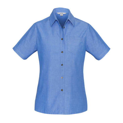 WORKWEAR, SAFETY & CORPORATE CLOTHING SPECIALISTS - Ladies S/S Chamb. Shirt