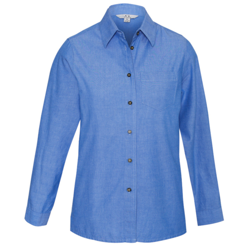 WORKWEAR, SAFETY & CORPORATE CLOTHING SPECIALISTS - Ladies L/S Chamb. Shirt