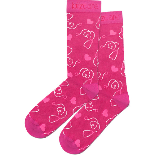 WORKWEAR, SAFETY & CORPORATE CLOTHING SPECIALISTS - PINK RIBBON U Comfort Socks