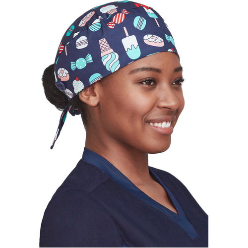 WORKWEAR, SAFETY & CORPORATE CLOTHING SPECIALISTS - Printed Unisex Scrub Cap