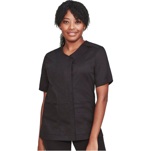 WORKWEAR, SAFETY & CORPORATE CLOTHING SPECIALISTS - Parks Womens Zip Front Scrub Top