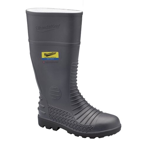 WORKWEAR, SAFETY & CORPORATE CLOTHING SPECIALISTS Grey waterproof safety gumboot