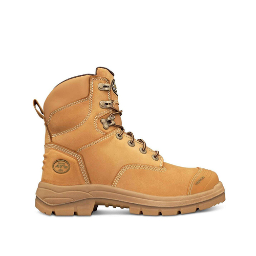 WORKWEAR, SAFETY & CORPORATE CLOTHING SPECIALISTS Wheat nubuck water-resistant leather, 150mm lace up ankle boo