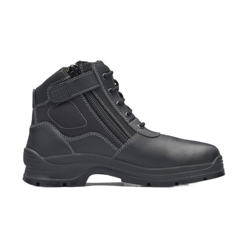 WORKWEAR, SAFETY & CORPORATE CLOTHING SPECIALISTS 419 - Worklife - Non Safety Black Leather zip side ankle height boot