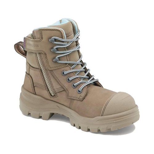 WORKWEAR, SAFETY & CORPORATE CLOTHING SPECIALISTS - RotoFlex Stone water-resistant nubuck 150mm zip side women's safety boot