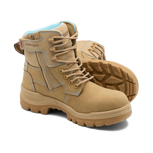 WORKWEAR, SAFETY & CORPORATE CLOTHING SPECIALISTS - RotoFlex Women's Sand 135mm Zip Sided Safety Boot