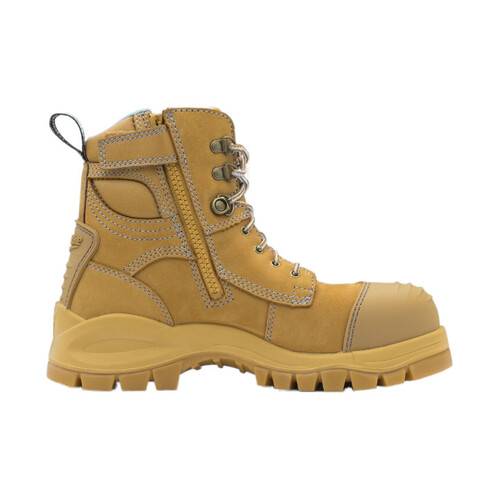 WORKWEAR, SAFETY & CORPORATE CLOTHING SPECIALISTS - DISCONTINUED - 892 - Womens Wheat water-resistant nubuck zip side safety boot