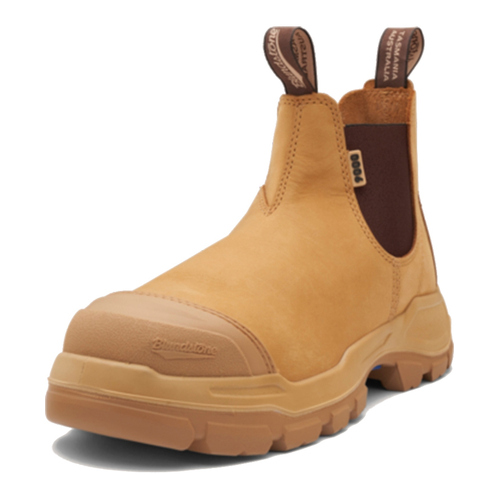 WORKWEAR, SAFETY & CORPORATE CLOTHING SPECIALISTS - RotoFlex Wheat water-resistant nubuck elastic side safety boot