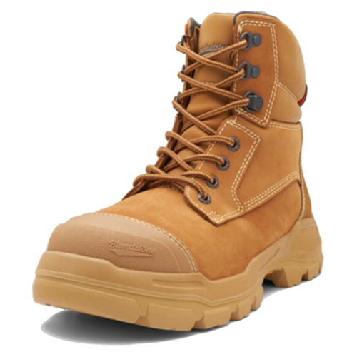 WORKWEAR, SAFETY & CORPORATE CLOTHING SPECIALISTS RotoFlex Wheat water-resistant premium nubuck 150mm penetration-resistant zip sided safety boot