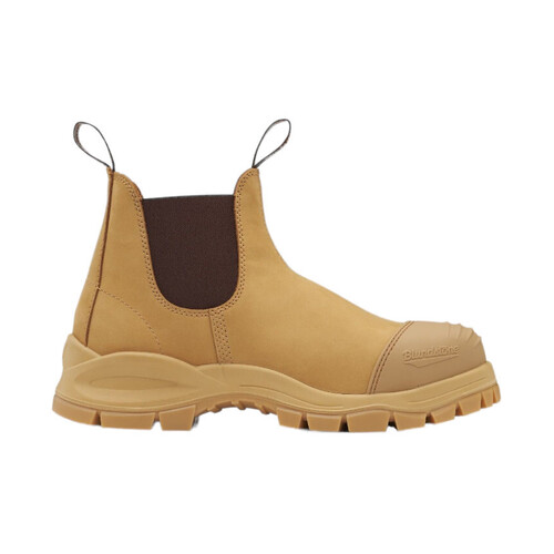 WORKWEAR, SAFETY & CORPORATE CLOTHING SPECIALISTS - DISCONTINUED - 989 - Xfoot Rubber - Wheat water-resistant nubuck elastic side boot