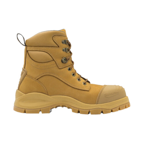 WORKWEAR, SAFETY & CORPORATE CLOTHING SPECIALISTS - DISCONTINUED - 998 - XFOOT RUBBER - Wheat nubuck leather lace up 150mm ankle boot