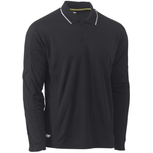 WORKWEAR, SAFETY & CORPORATE CLOTHING SPECIALISTS - COOL MESH POLO WITH REFLECTIVE PIPING