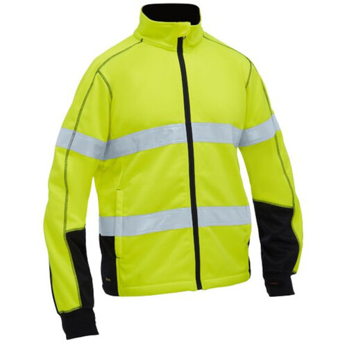 WORKWEAR, SAFETY & CORPORATE CLOTHING SPECIALISTS - MEN’S TAPED HI VIS ZIP FRONT FLEECE