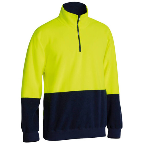 WORKWEAR, SAFETY & CORPORATE CLOTHING SPECIALISTS HI VIS POLAR FLEECE ZIP PULLOVER